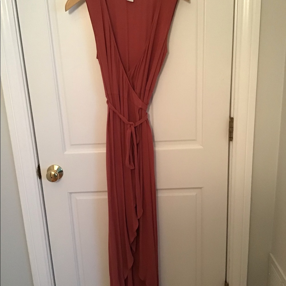 L Space Twilight hi/low maxi wrap dress